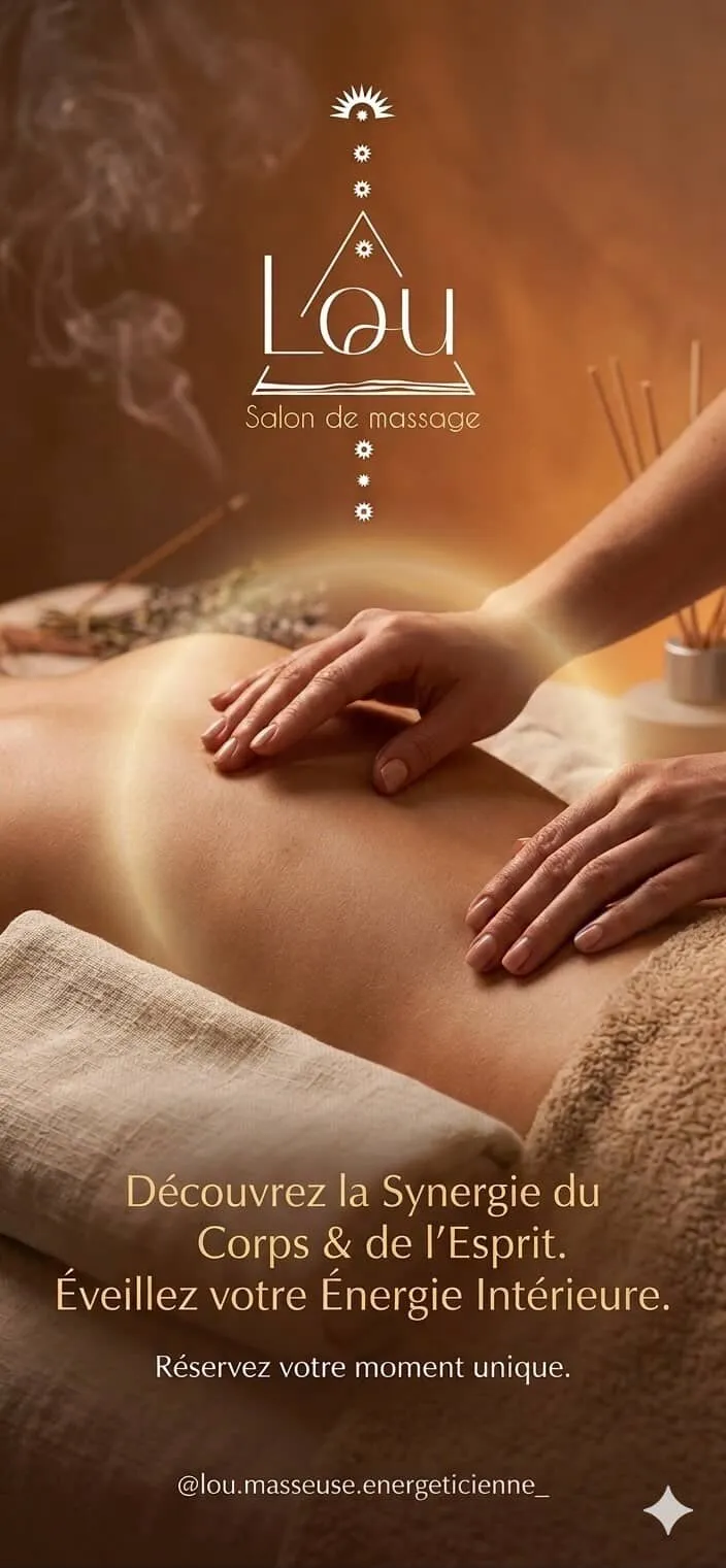Massage bien-être, ambiance chaleureuse et dorée
